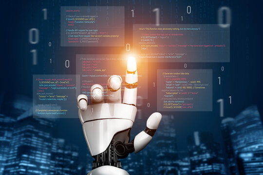 AI auditing faulty programming code, detecting anomalies, insecure logic, and suggesting corrections in a humorous and flawed code example. Vouch