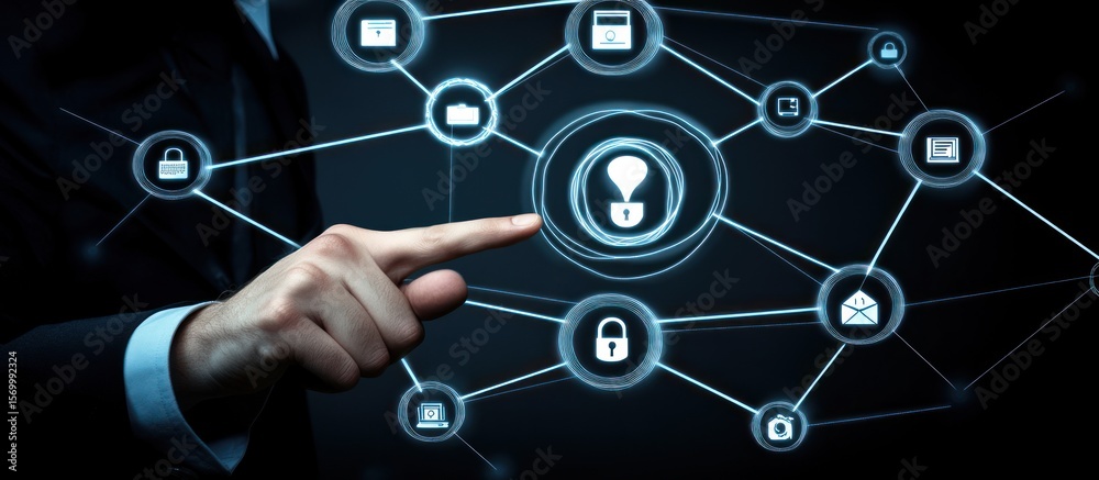 Poster data security and network protection: a visual representation of secure online data