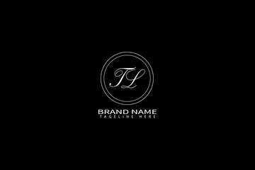 TL Monogram Logo Design Modern Elegant Minimalist Lettermark for Luxury Branding