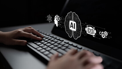 AI assistant with LLM, big data, machine learning, and generative AI powers prompt engineering and...