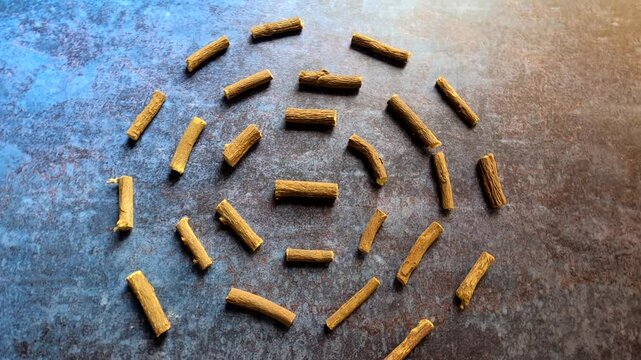 Raw whole dried Licorice root