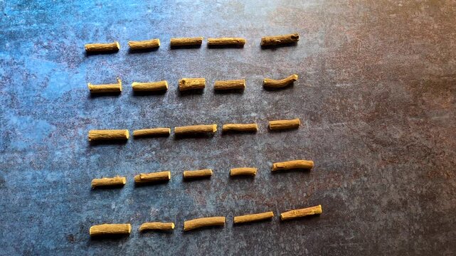 Raw whole dried Licorice root