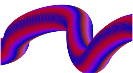 Blend 3D Fluid Colorful Gradient Abstract Background Smooth Design Vector Illustration