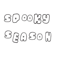 Cute Spooky Season Halloween Lettering