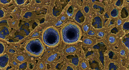 Nanostructural Imaging of Labyrinthine Walls in Plant Transfer Cells