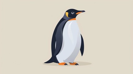 Fototapeta premium penguin on a white background