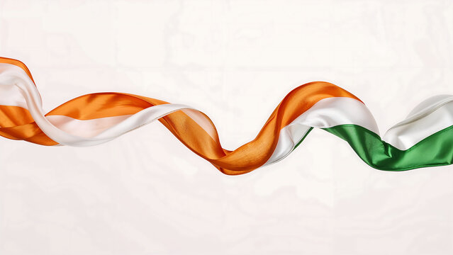 abstract colorful background of indian flag