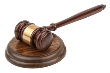
Gavel isolated isolated on transparent or AI Generated by PNG
