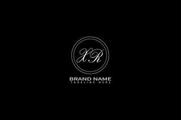Elegant XR Logo Design Stylish Monogram for Modern Brand Identity