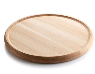 Wooden round serving tray