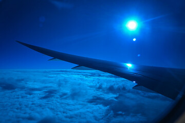 view from airplane window