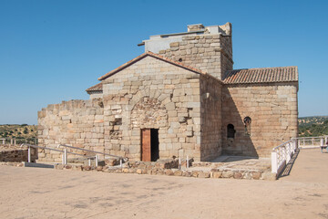 Complex and interpretation center of the Visigothic hermitage of Santa María de Melque in the province of Toledo, Spain