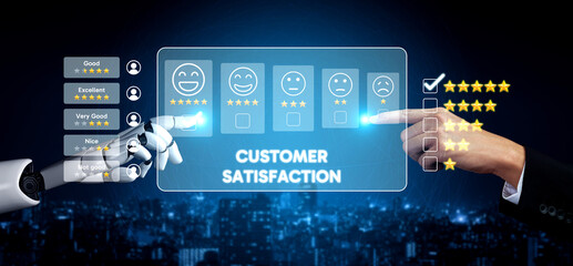 AI analyzes customer reviews with sentiment tools and virtual assistants to improve satisfaction,...