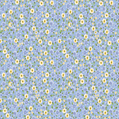 Vintage Floral Repeat Pattern for Textile Use