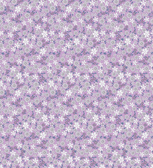 Vintage Floral Repeat Pattern for Textile Use