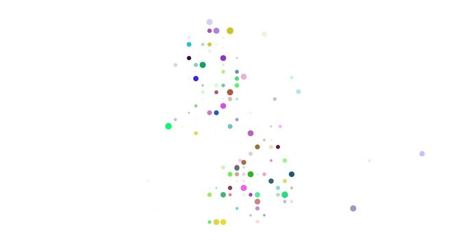 Great Britain Animated Dot Shape Design