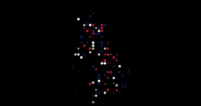 Great Britain Animated Dot Shape Design
