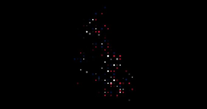 Great Britain Animated Dot Shape Design