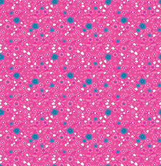 Vintage Floral Repeat Pattern for Textile Use