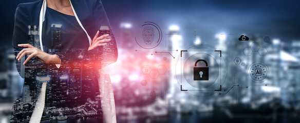 AI cyber security system using biometric authentication and privacy control. Cyber security...