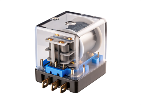  relay isolated on white background PNG, AI GENERATED