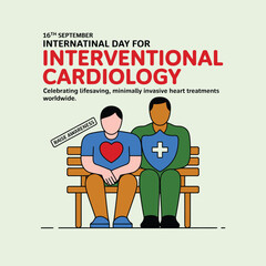 Celebrating Interventional Cardiology Day A Symbolic Representation of Heart Health, Medical Innovation, and Collaborative Care on a Bench
