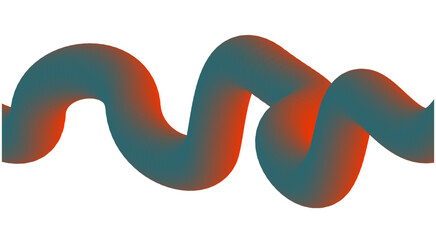 3D Blend Fluid Design Gradient Color Background Abstract Vector Illustration