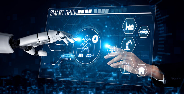 AI optimizes smart grid infrastructure by integrating renewable energy, managing distribution, and enabling intelligent demand response for sustainable power systems Vouch