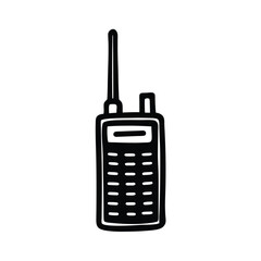 hand-drawn-walkie-talkie-icon-sketch-include-after.eps