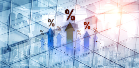 Rising interest rate reflects economic growth. Interest rate increase signals financial changes,...