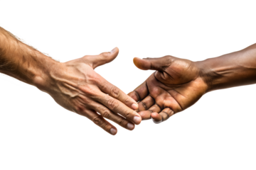 Diverse Hands Clasping Unity, Partnership, and Collaboration