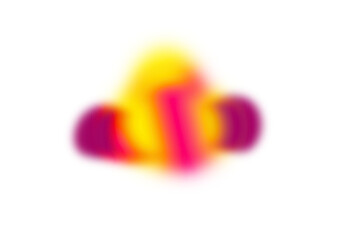 Luminous Gradient explosion Sphere. A Modern Abstract Glow. Blurry multicolor gradient sphere featuring red, pink, and gold hues. Iridescent glowing blob with a soft holographic texture and a magical 