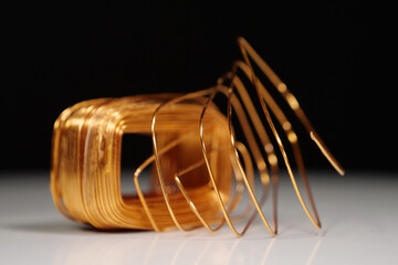 Wire from copper winding of electric current transformer