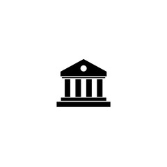 house bank  icon vector