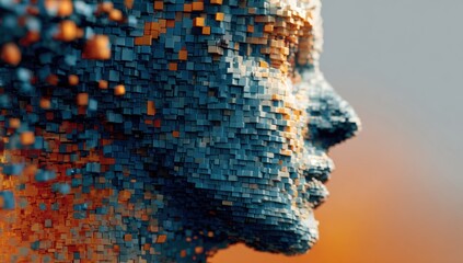 close up of a woman face