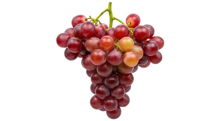 Isolated Red Grapes