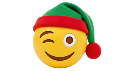 Isolated Elf Emoji