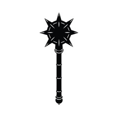 hand-drawn-mace-icon-sketch-include-after-on-white.eps