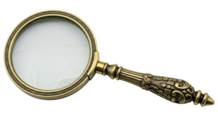 Isolated Magnifying Glass