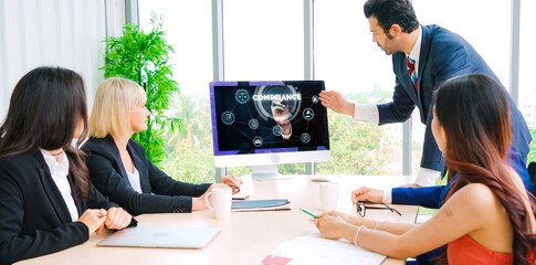 Compliance system for modish online corporate business to meet quality standard