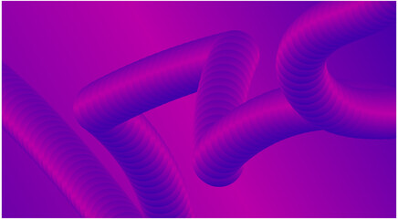 Abstract 3D Fluid Blend Flowing Background Purple Gradient Design Smooth Art Vector Illustration