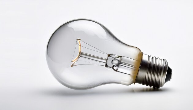 a19 standard light bulb with medium base on white background