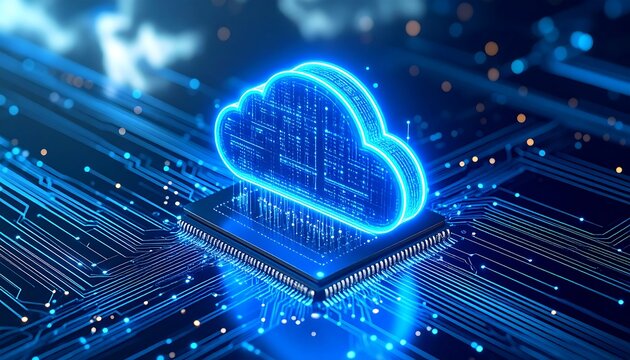 Digital cloud on circuit board
