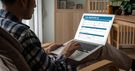 Online loan application form for modish digital information collection on the internet network