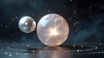 Celestial Pearl Orbit: Moonstone Majesty