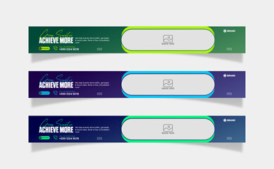 Leaderboard Ad banner template for Website and Marketing