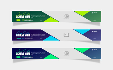 Leaderboard Ad banner template for Website and Marketing