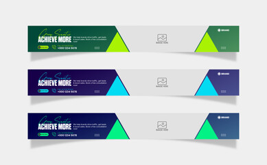 Fototapeta premium Leaderboard Ad banner template for Website and Marketing