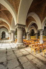 An old abandoned church somewhere in Liege, Belgium. June 14, 2025