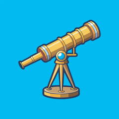 Telescope vector Illustration file 